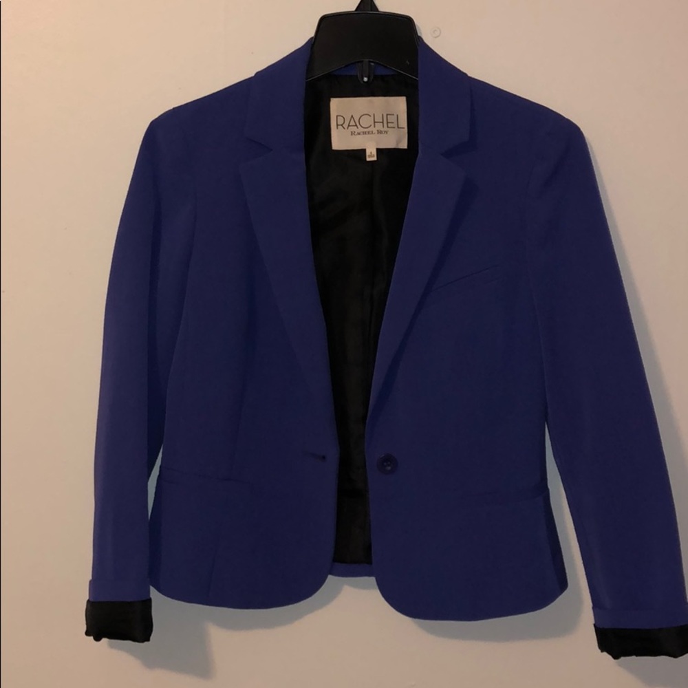Purple Blue Rachel Roy Blazer